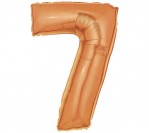 40" Gold Number "7" Balloon